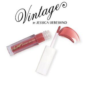 Mini Cream Lipgloss by Jessica Liebeskind Blush High-Shine Non-Sticky Vintage NW
